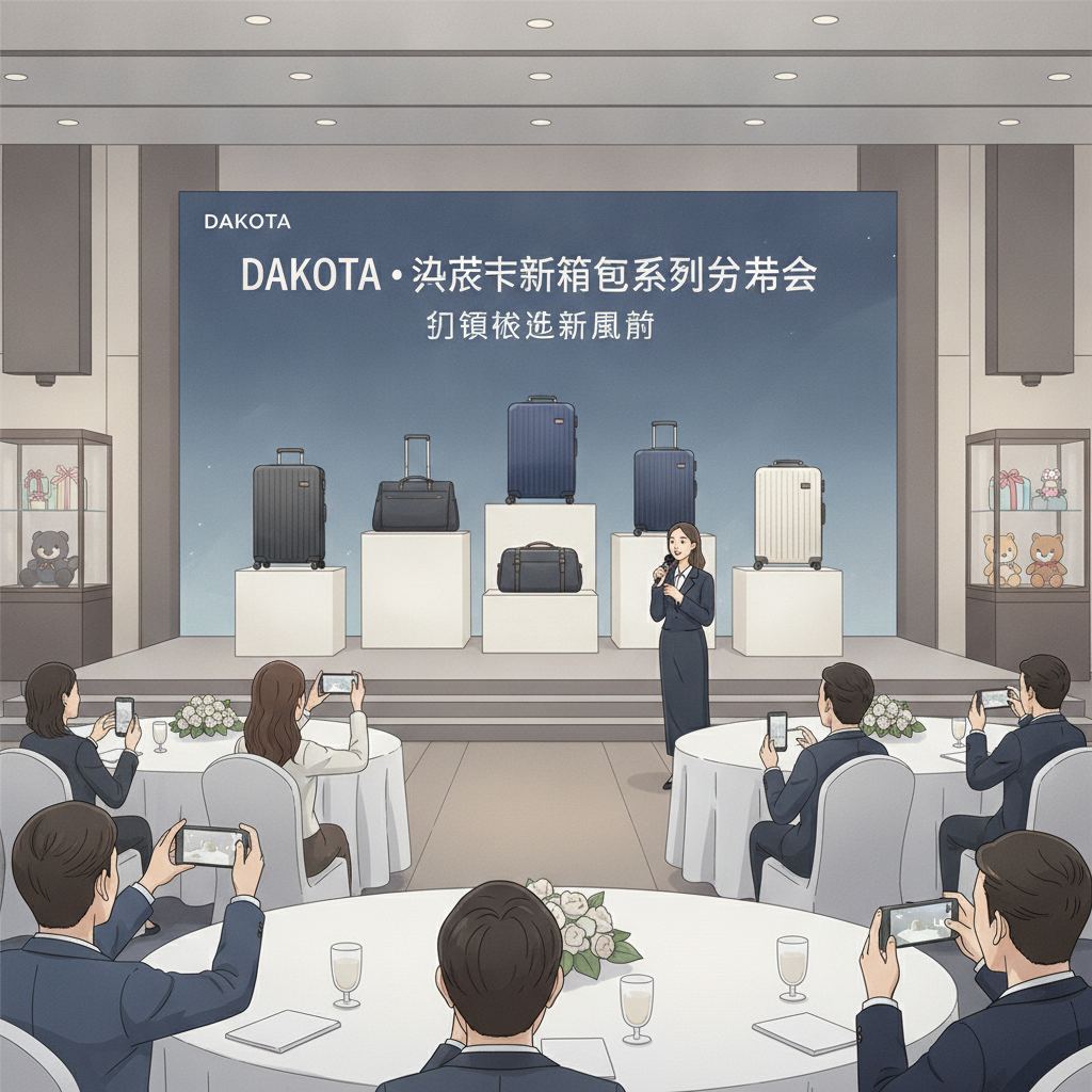 达科塔新款箱包系列发布会现场